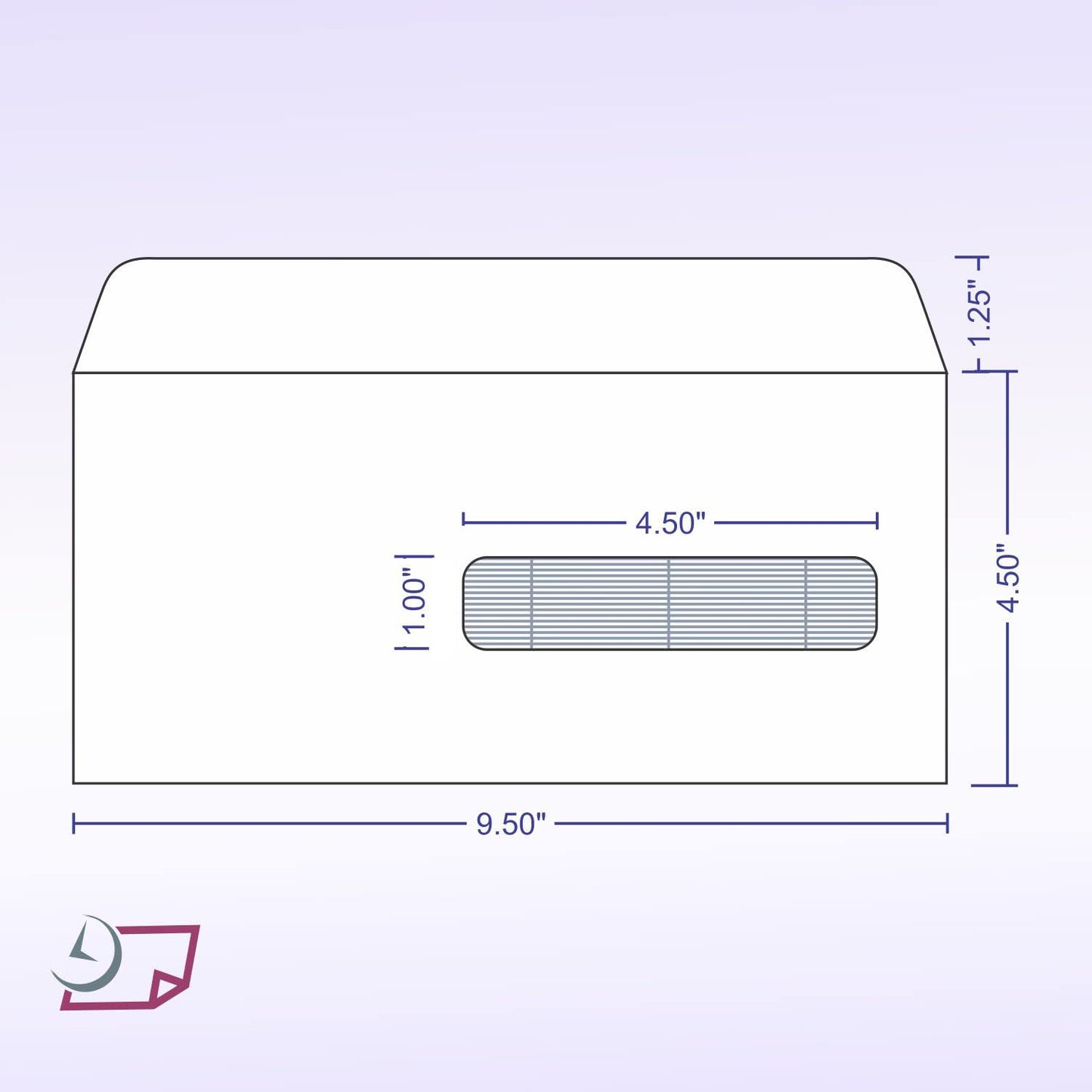 NextDayLabels - CMS HCFA 1500 Security Tint Self Seal Envelopes, 100 Per Pack