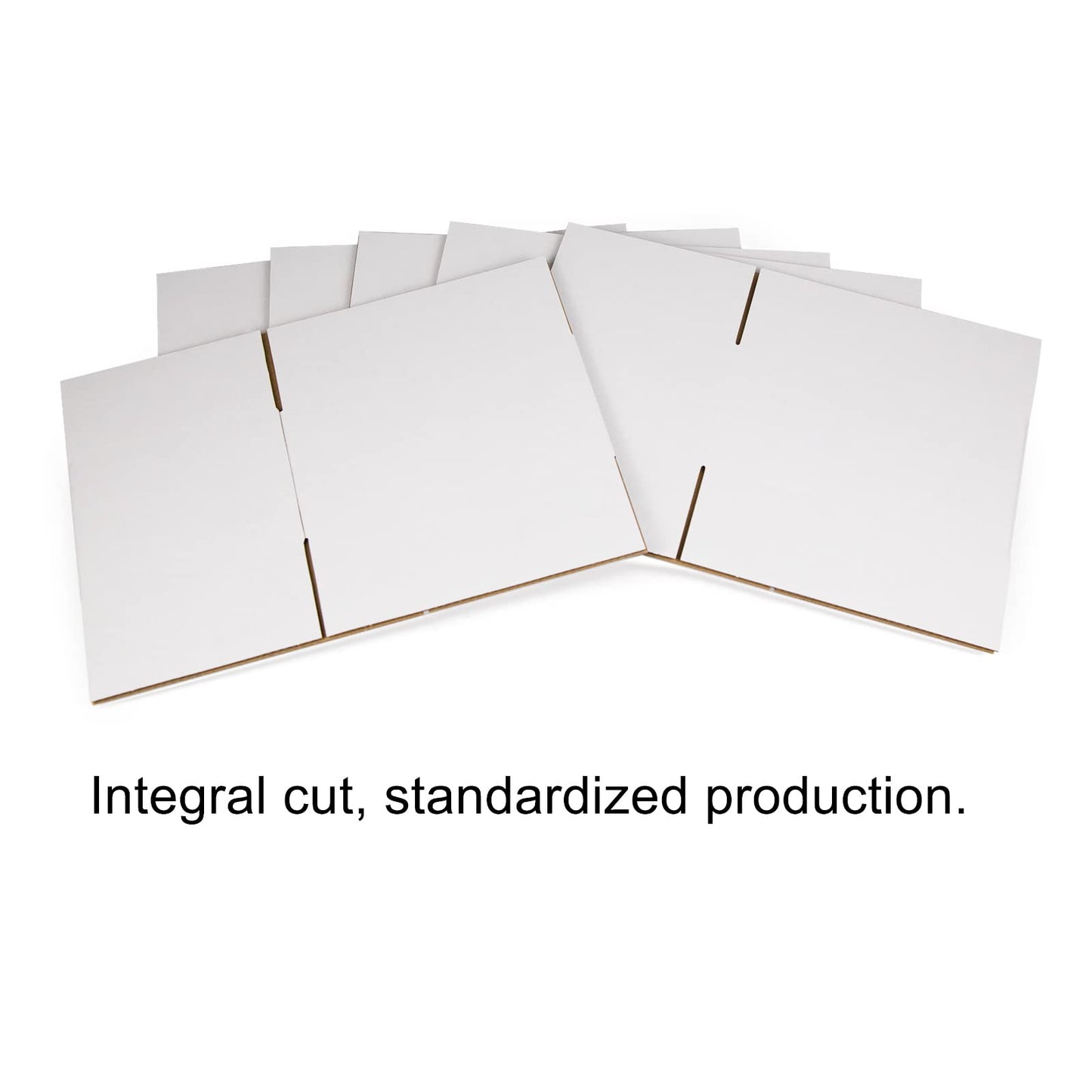 SUNLPH White Shipping Boxes 10x7x5 Inches Small Corrugated Cardboard Boxes, 25 Pack
