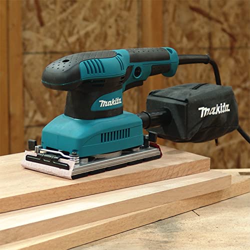 Makita Sheet Finishing Sander, 1/3 In, 1.7 A, Teal (BO3710)