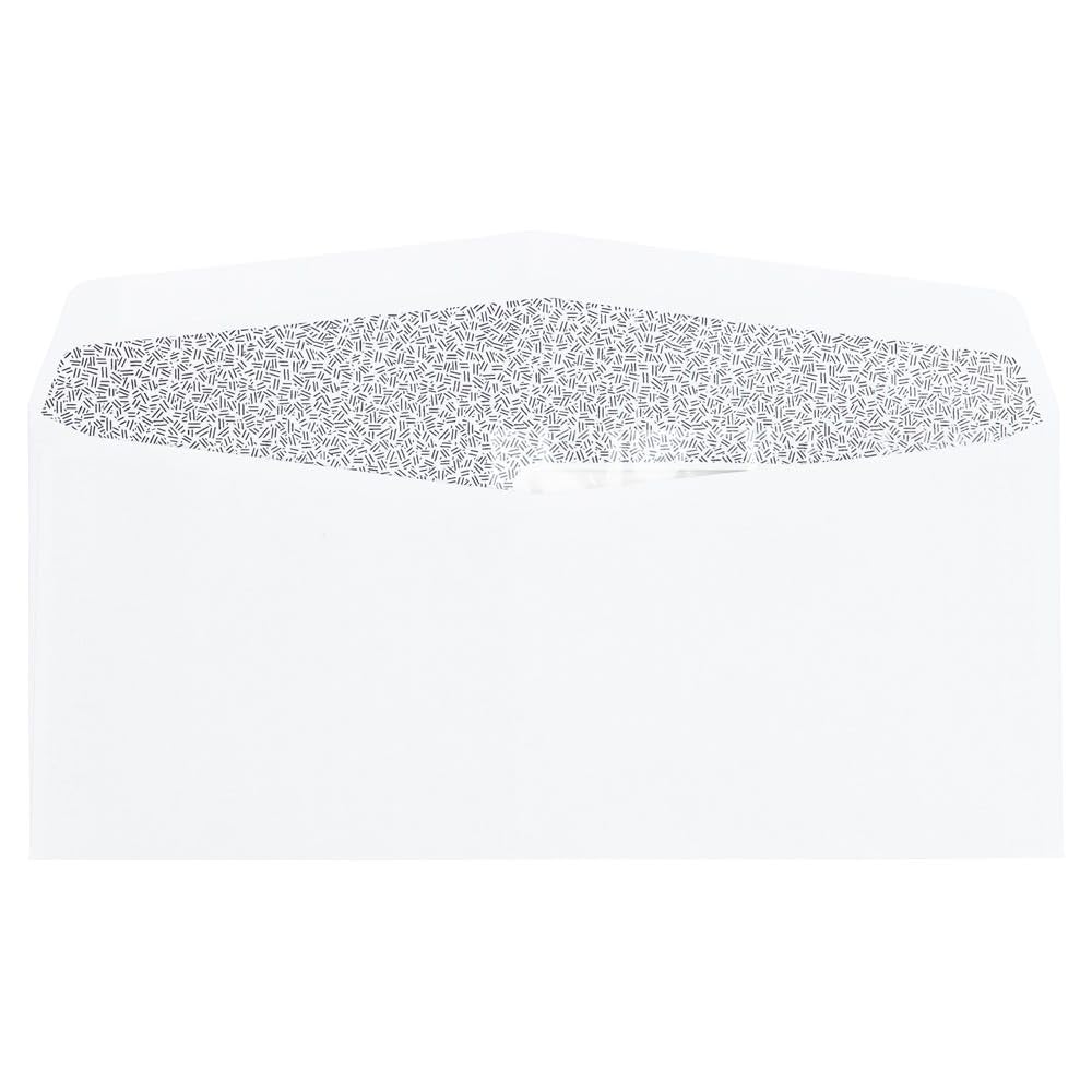 LUXPaper #10 All Purpose Window Envelopes | Security Tint | 4 1/8" x 9 1/2" | White | 24lb. Text | 500 Qty