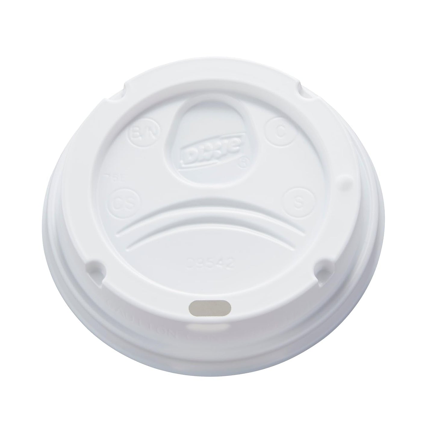 Dixie 9542500DXCT Dome Lids, f/PecfecTouch Cup 12/16 oz., 10PK/CT, WE
