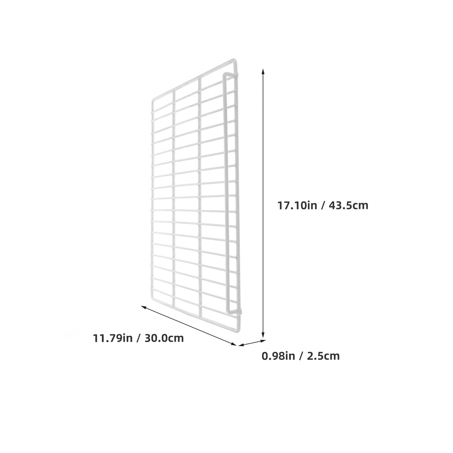 PRETYZOOM Commercial Freezer Divider Wire Shelf Panel 17X12 Inch Iron Mesh Organizer for Refrigerator and Freezer Storage in Retail and Home Use