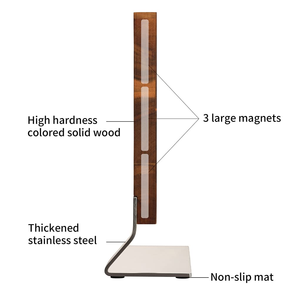 Magnetic Knife Holder - Magnetic Knife Block-Knife Magnet-Magnetic Knife Stand-Double Sided Magnetic Holder - Multifunctional Storage Knife Holder