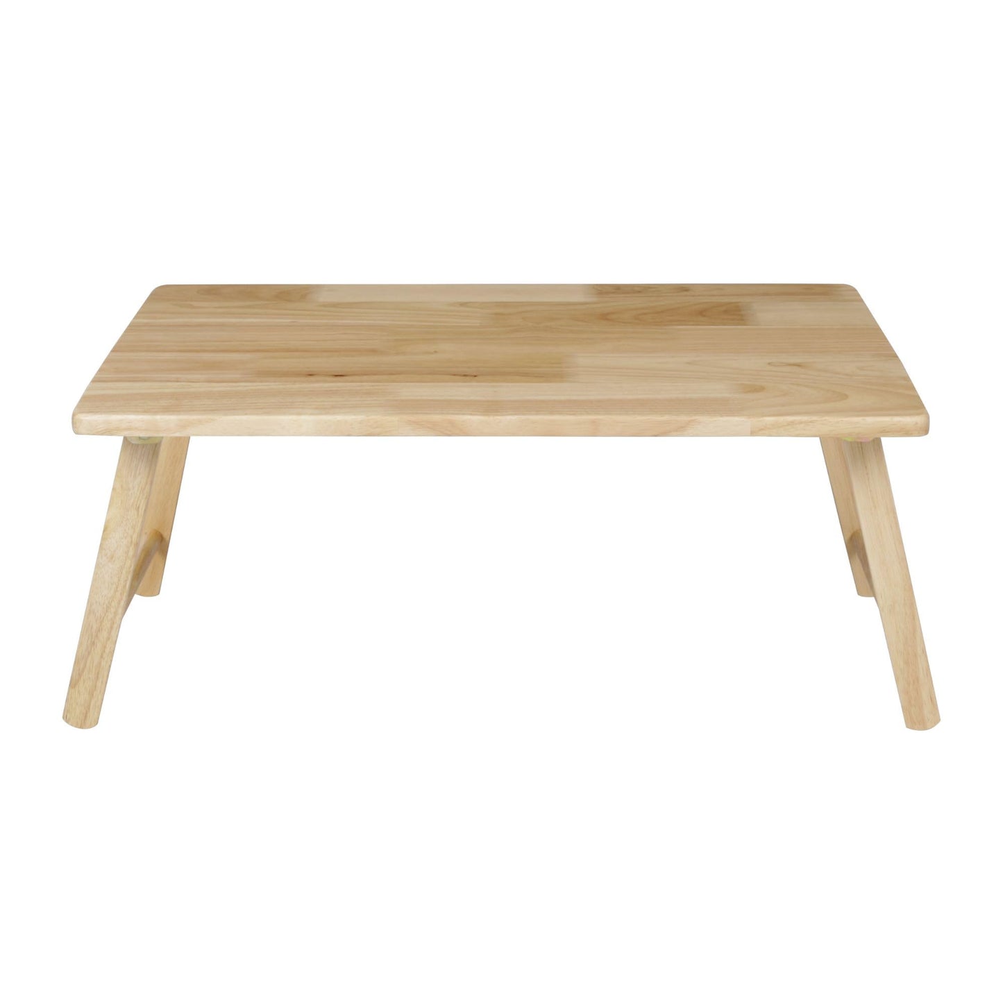 PJ Wood Folding Laptop Desk Tray, Lightweight Portable Table for Bed or Couch Computer Work, Eating at Home, Small Spaces, 24 Inch, Natural
