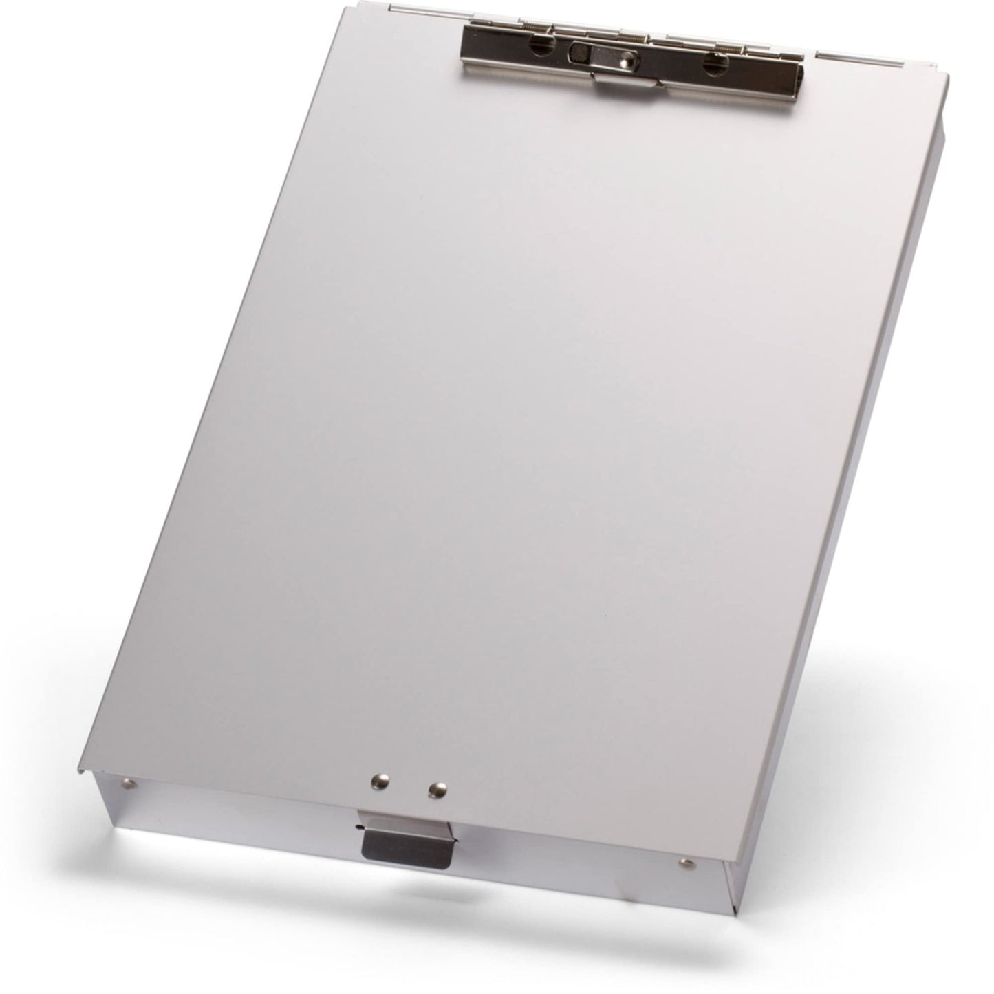 Officemate Aluminum Forms Storage Clipboard, 8.5 x 12 Inch (83200)