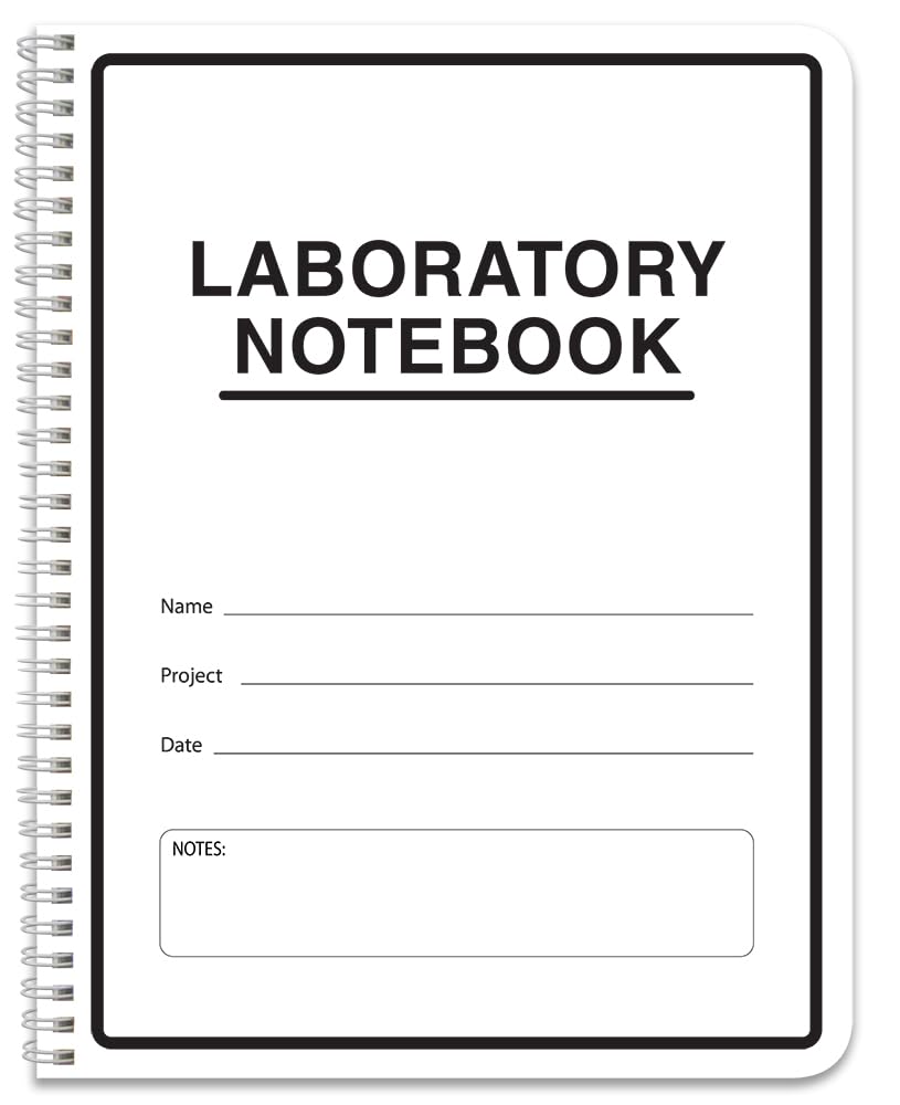BookFactory Carbonless Lab Notebook/Laboratory Duplicator Book (Scientific Grid Format) - Contains Carbon Copies 8.5'' x 11''. 100 Sets of Pages, 200 Sheets Total [Wire-O Bound] (Made in USA)