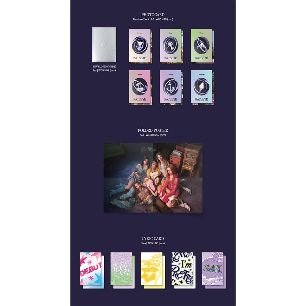 KATSEYE [1st EP Album SIS SOFT IS STRONG](SOFT Ver) + 3 Extra Photocards Set