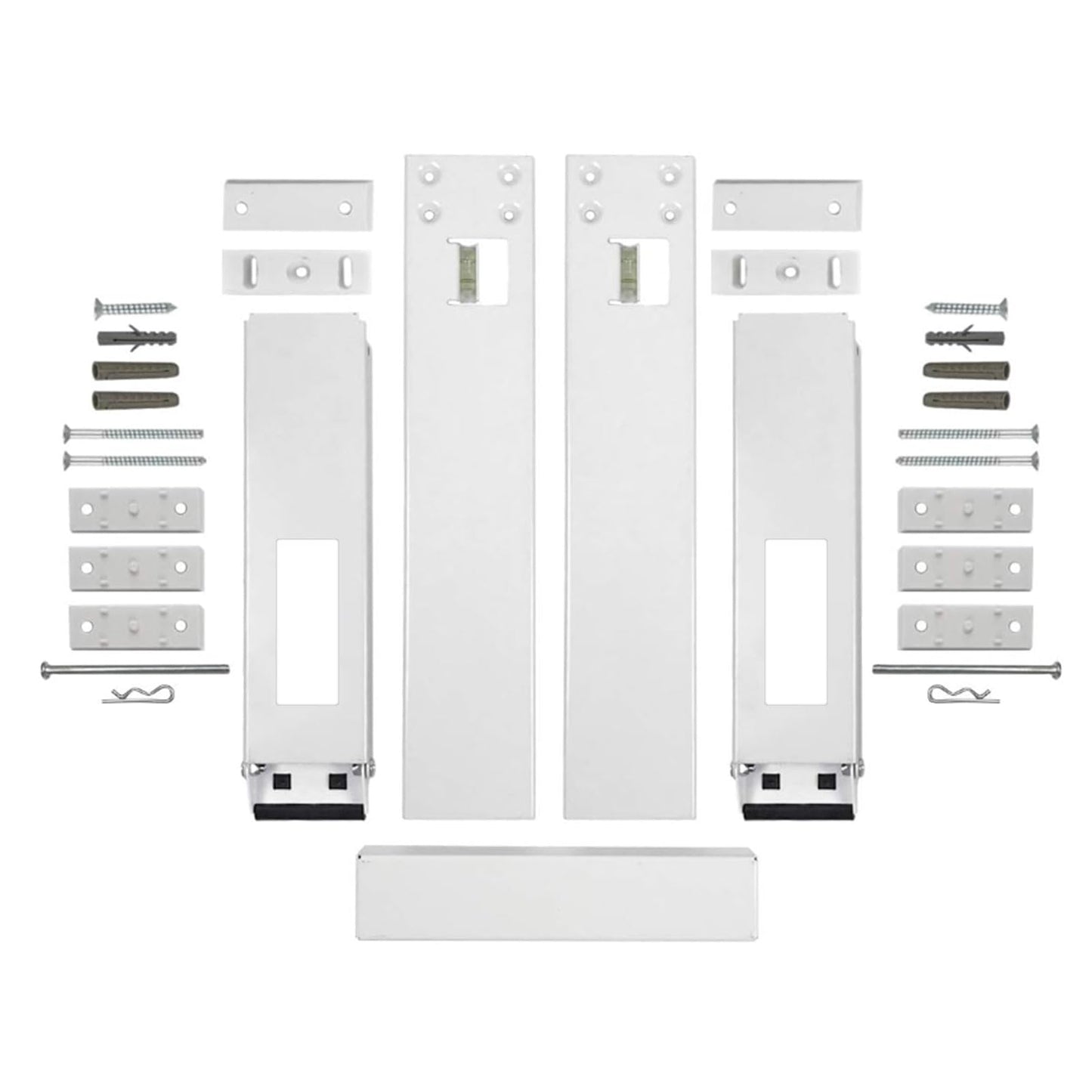 Qualward Air Conditioner Bracket Window AC Support Brackets - Heavy Duty with 2 Arms, Up to 180 lbs for 12000 to 24000 BTU AC Units- Fits Single Or Double Hung Windows