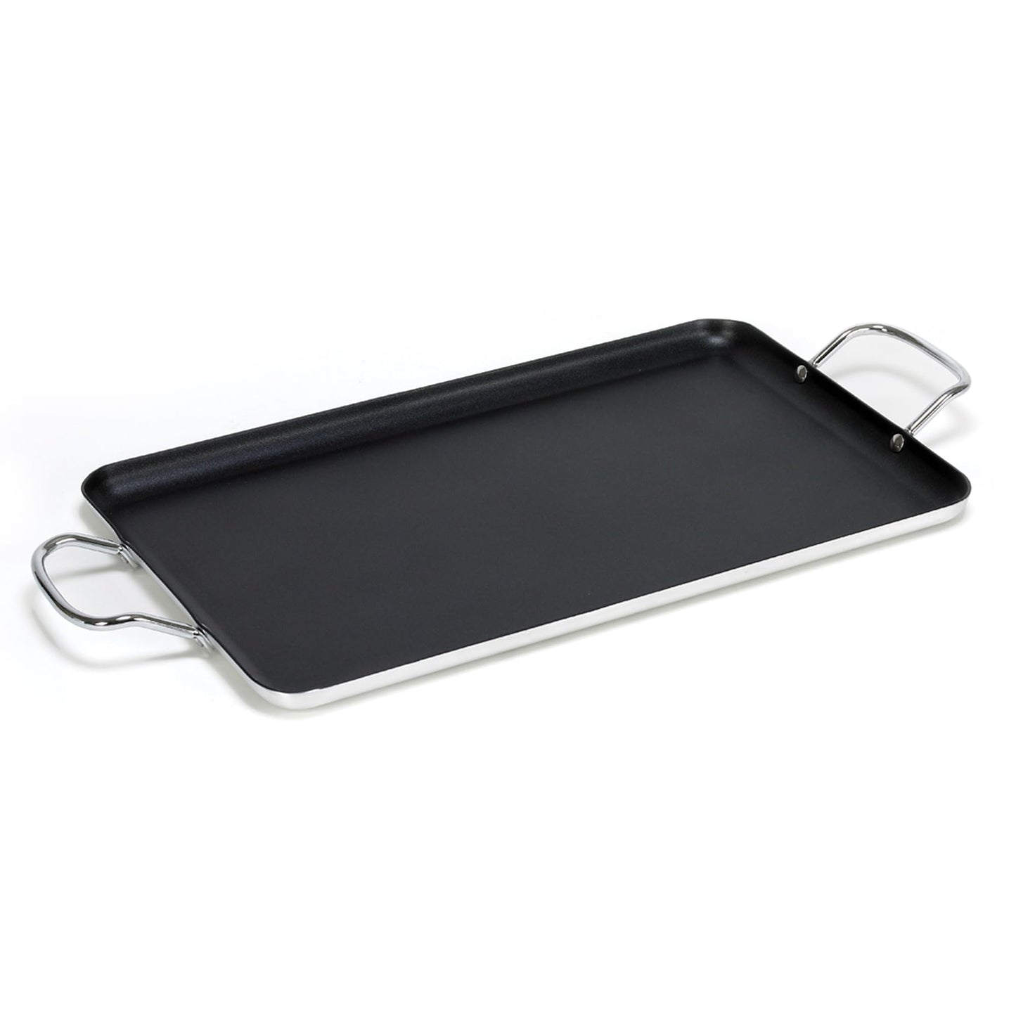 Imusa Double Burner Griddle Non-Stick 20-Inch, Black