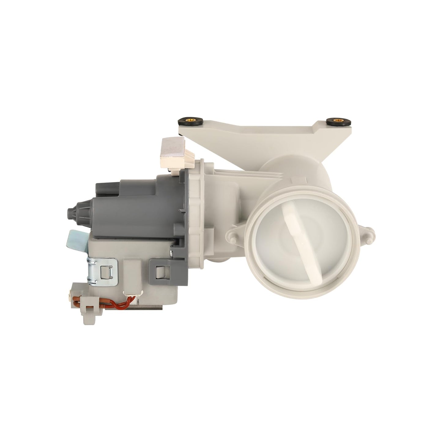 Upgraded WH23X25518 WH11X34740 Front Loading Washer Drain Pump Assembly Compatible with GE Replacement for WH23X10038 WH23X25461 PD00079543 4977212 AP7195487 PS16743374 EAP16743374