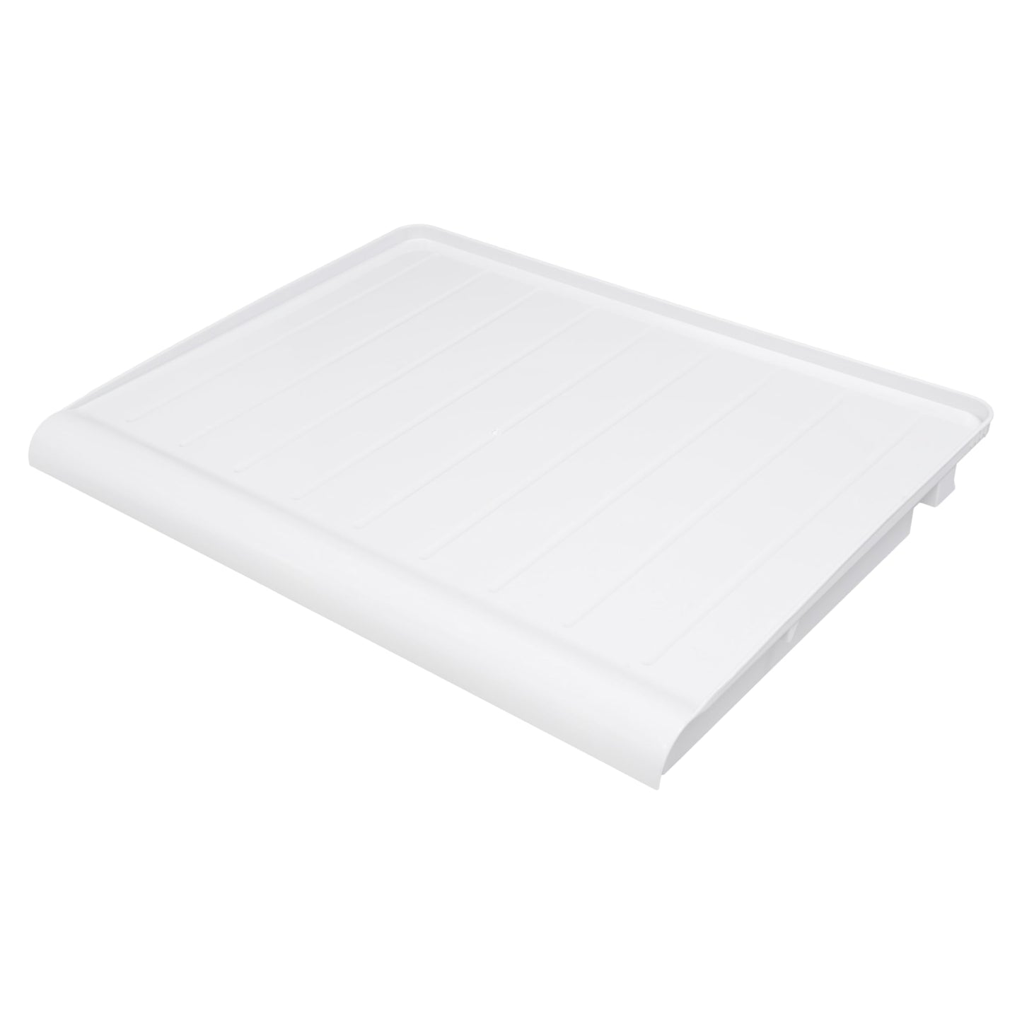 KUAFU WR32X10398 Crisper Pan Cover Compatible with GE Hotpoint RCA Refrigerators that are 14cf 15cf 17cf WR32X1094 PS890565 AP3426095 Vegetable Crisper Drawer Cover Replacement Only White