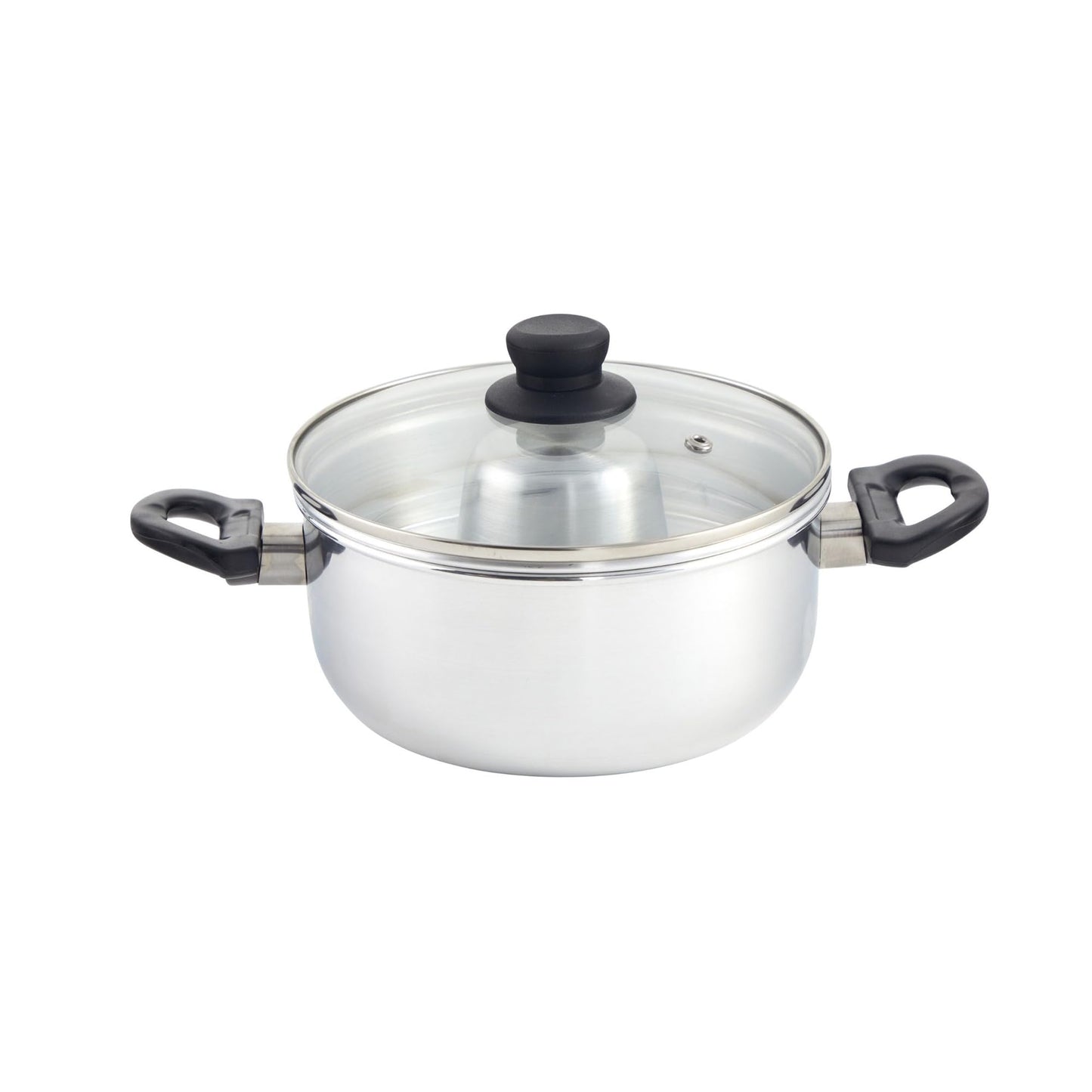 IMUSA 8in Small Aluminum Flan Double Boiler Baño Maria with Lid, 3Qt Dessert Pot for Flan, Custards, Pudding and Traditional Latin Recipes