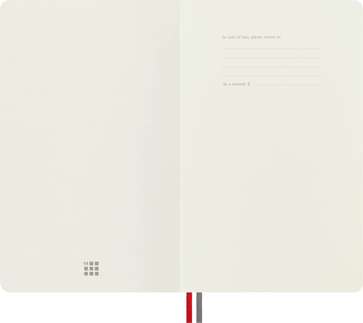 Moleskine Classic Expanded Notebook, Soft Cover, Large (5" x 8.25") Ruled/Lined, Red, 400 Pages