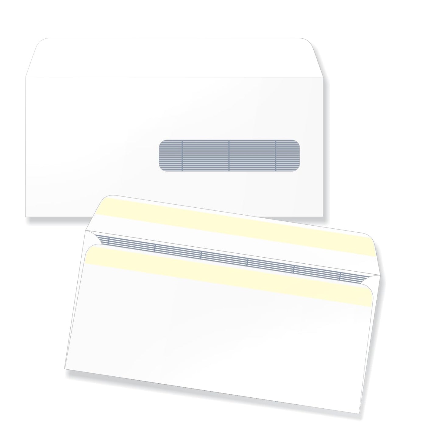 NextDayLabels - CMS HCFA 1500 Security Tint Self Seal Envelopes, 100 Per Pack