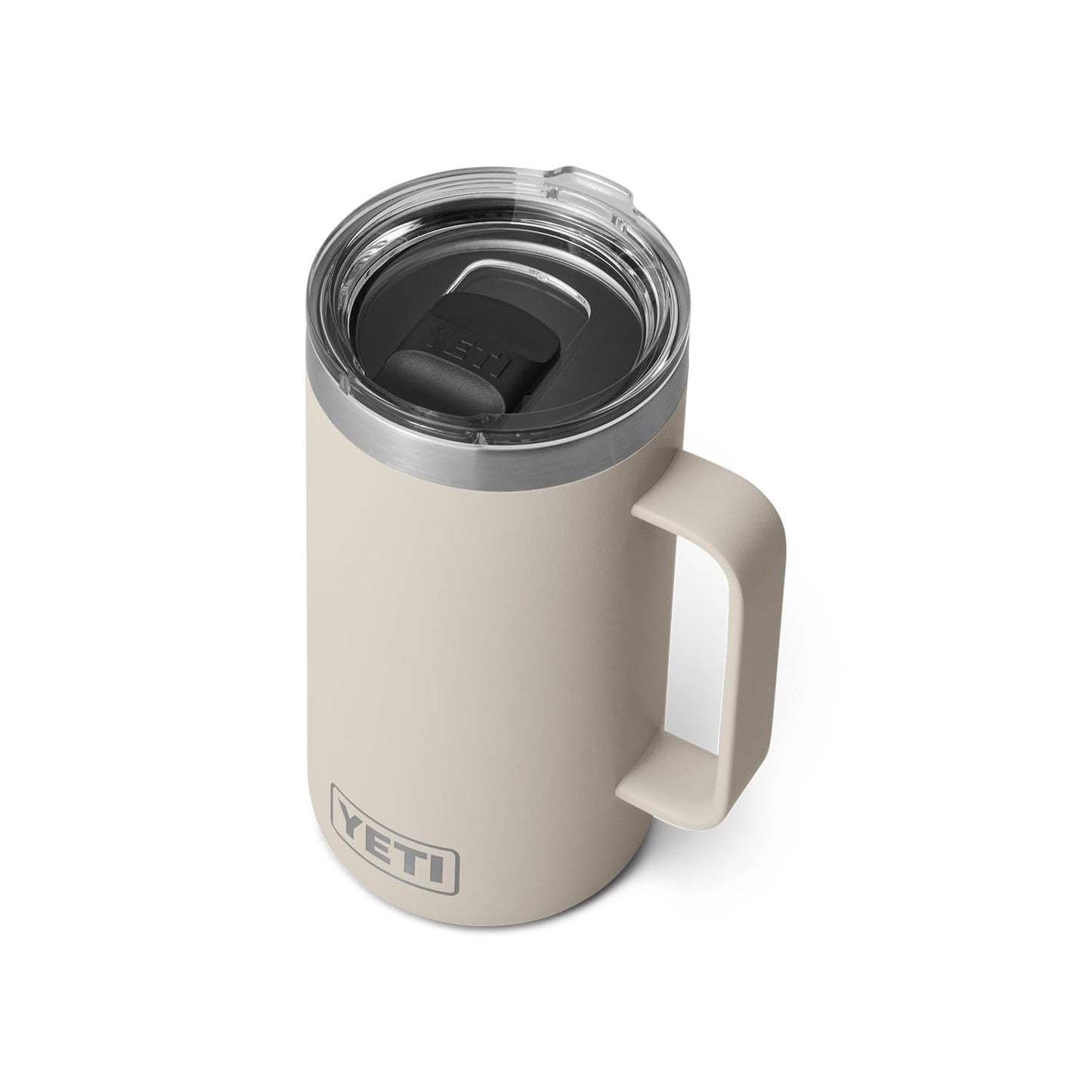 YETI Rambler 24 oz Mug, Vacuum Insulated, Stainless Steel with MagSlider Lid, Cape Taupe