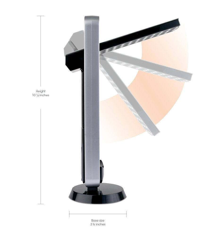 OttLite 290G59 Battery-Operated LED Mobile Task Lamp, Black