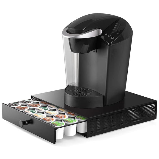 SICHEER K Cup Organization Storage Drawer Maker K Cup Holder Coffee Pod Organizer Stand Tray Counter Rack Countertop Maker Stand Capsules Compatible with Keurig Accessories Holds 36 Pods