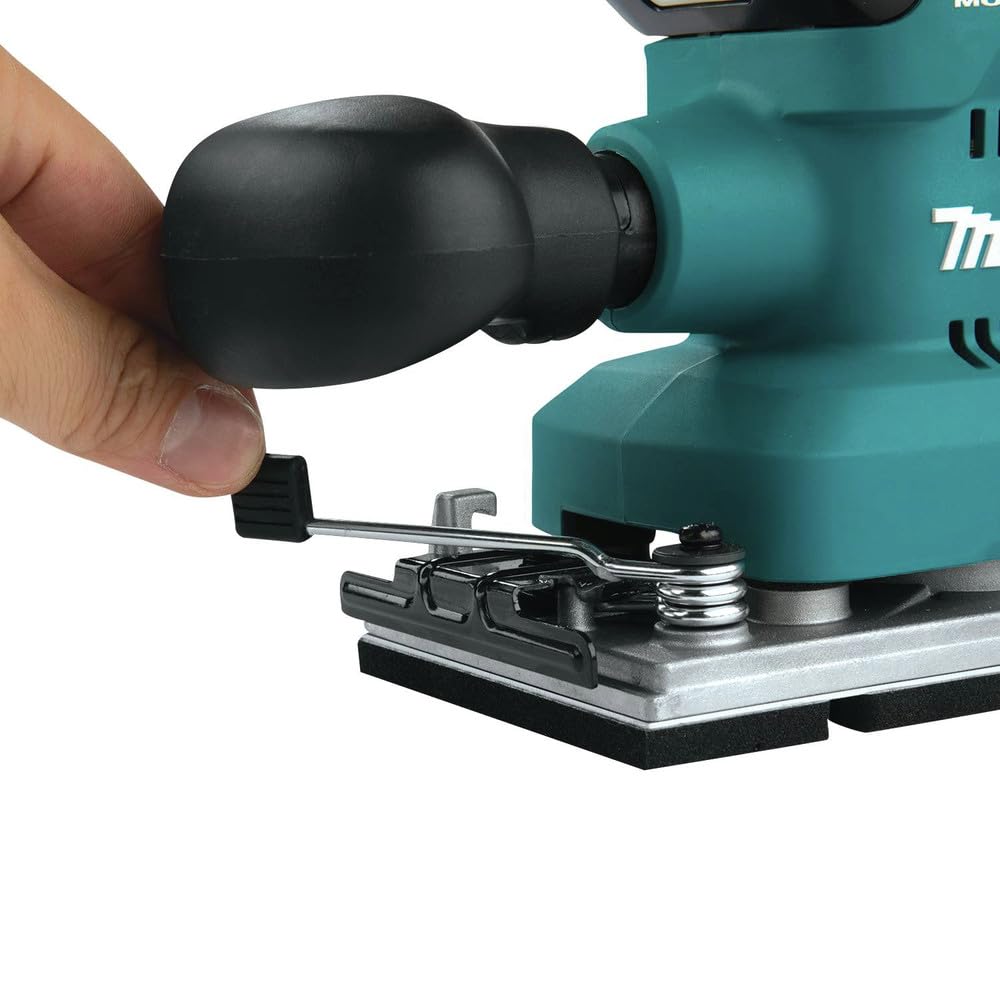 Makita XOB03Z 18V LXT® Lithium-Ion Brushless Cordless 1/3 Sheet Finishing Sander, AWS® Capable, Tool Only