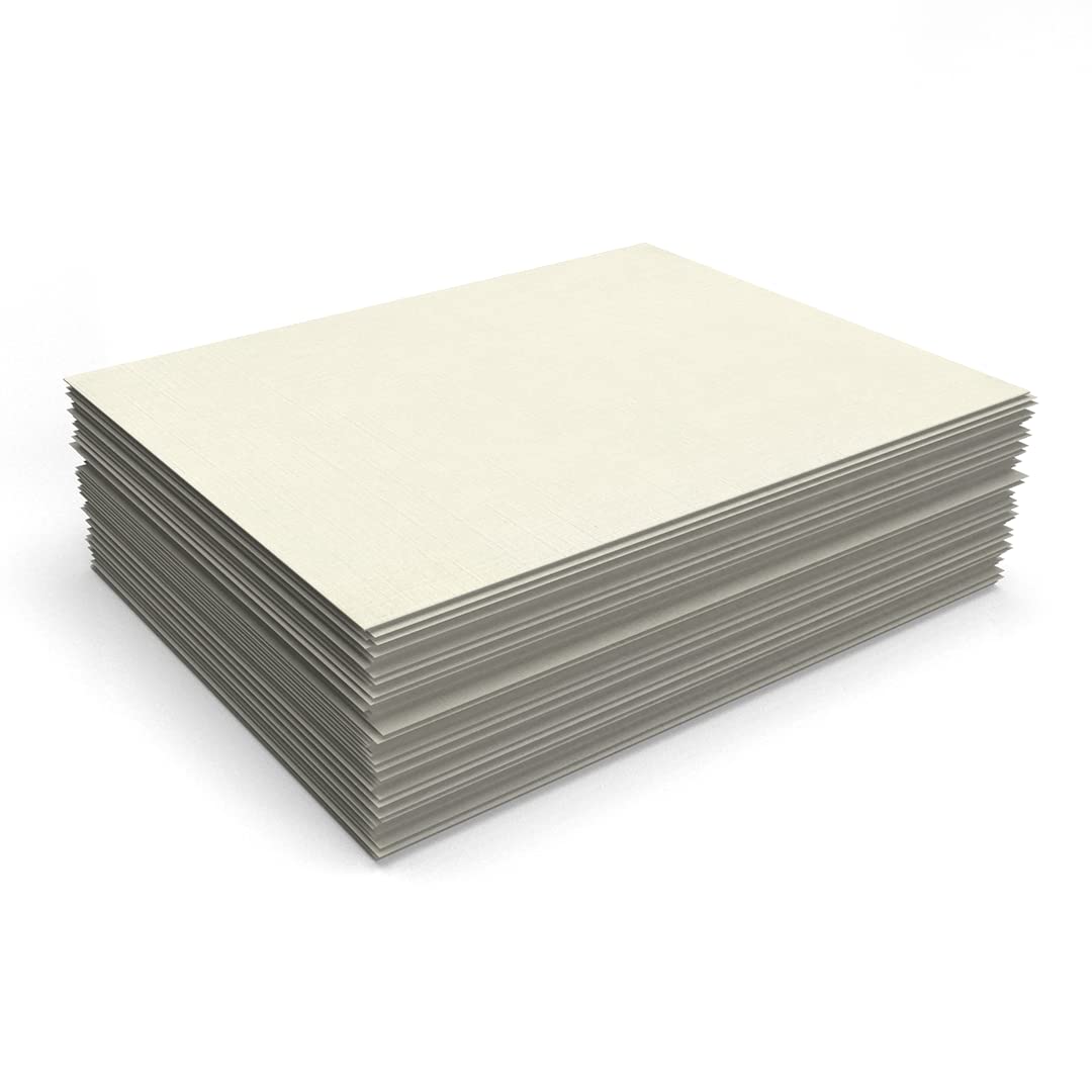 LUXPaper 8.5" x 11" Paper | Letter Size | Natural Linen | 80lb. Text | 250 Qty