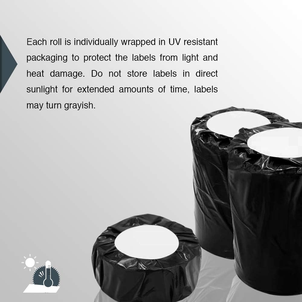 BETCKEY - Multipurpose Labels Replace for DYMO 30324/30258 (2-1/8" x 2-3/4"), Perforated, Compatible with DYMO Labelwriter 450, 4XL, NOT Fit 550 & 5XL [16 Rolls/6400 Labels]