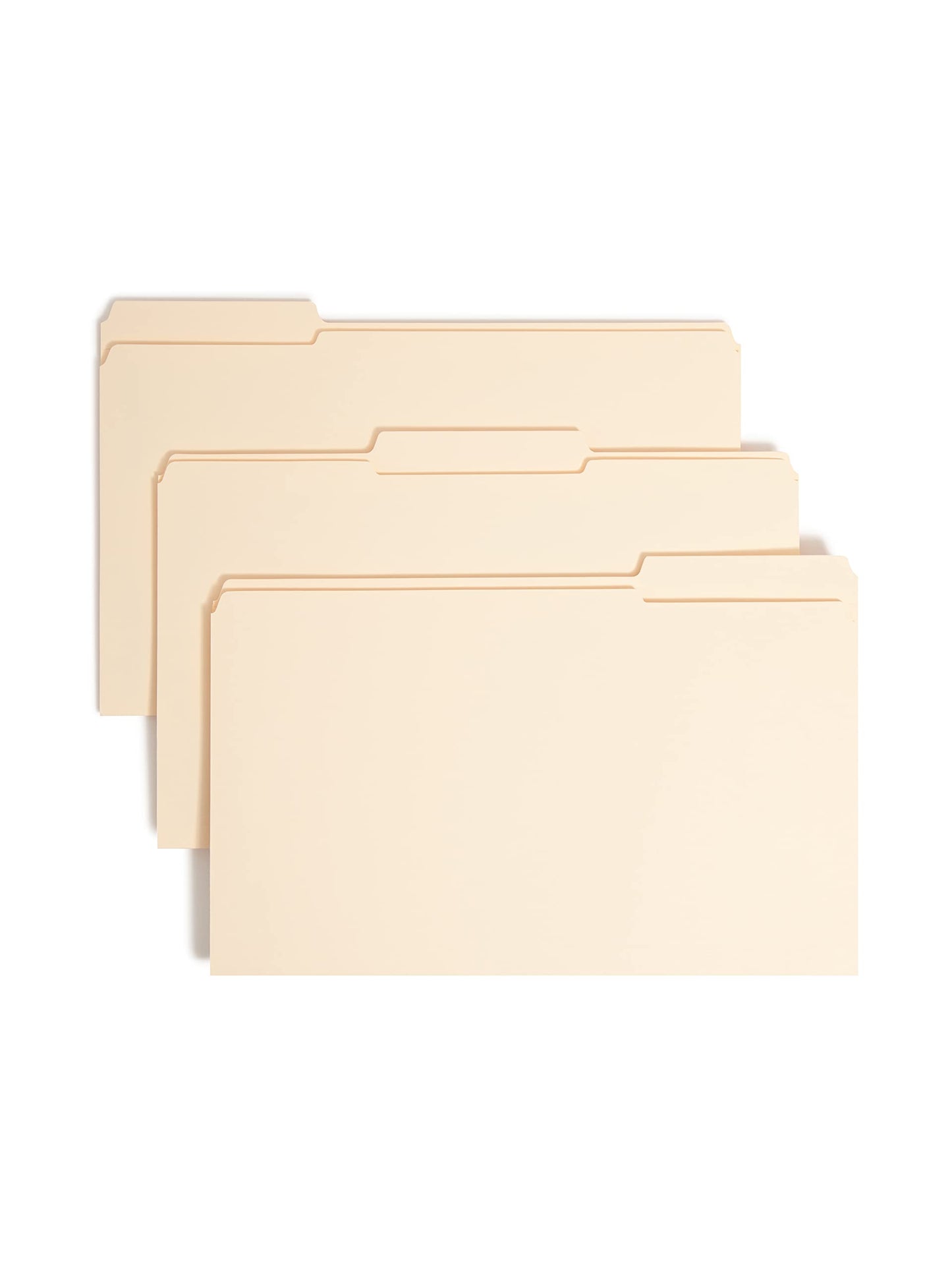 Smead Fastener File Folder, 1 Fastener, Reinforced 1/3-Cut Tab, Legal Size, Manila, 50 per Box (19534)