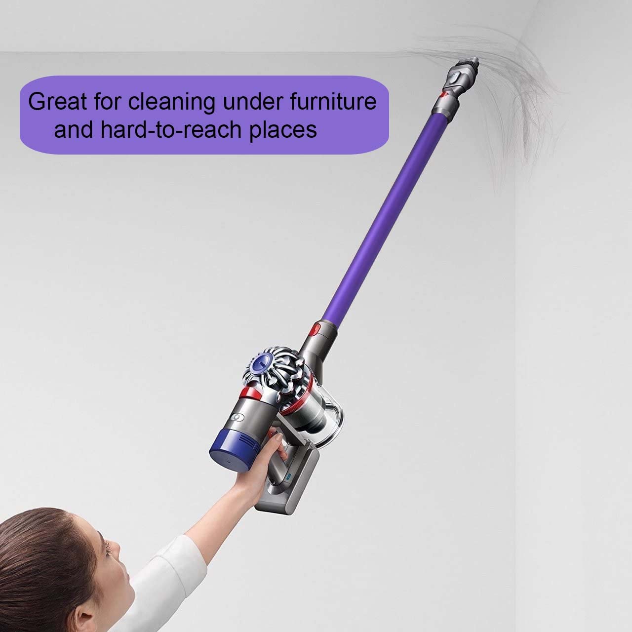 GYLBF Quick Release Wand Compatible for Dyson V15 V11 V10 V8 V7 Stick Vacuum Cleaners, Vacuums Attachment Extension Tube, 28.3 IN (Purple)
