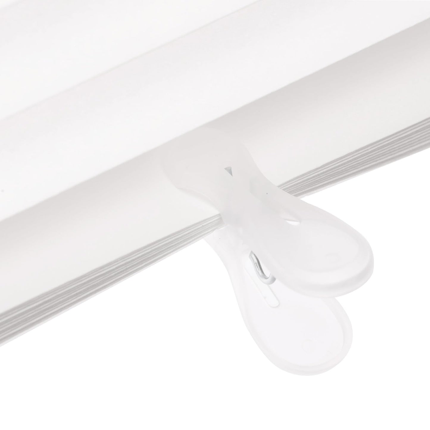 Changshade 6 Pack Temporary Shades, Pleated Paper Blinds for Indoor Windows Cut to Size Adhesive Paper Shades No Tools No Drilling for Office, Bedroom, Living Room,36" W x 72" H,White