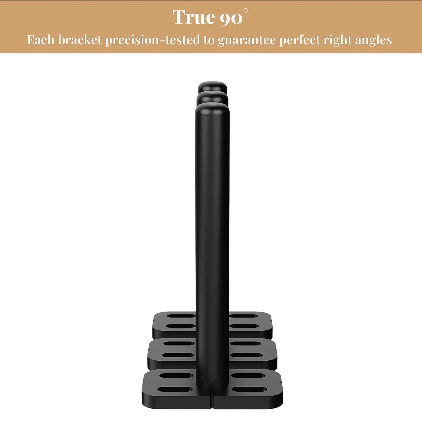8pcs Wall Shelf Brackets Heavy Duty Floating Shelf Bracket Hidden,Invisible Black Shelving Brackets Decorative Floating Shelf Hardware Heavy Duty,Metal Shelf Support Bracket(8"-8pcs)