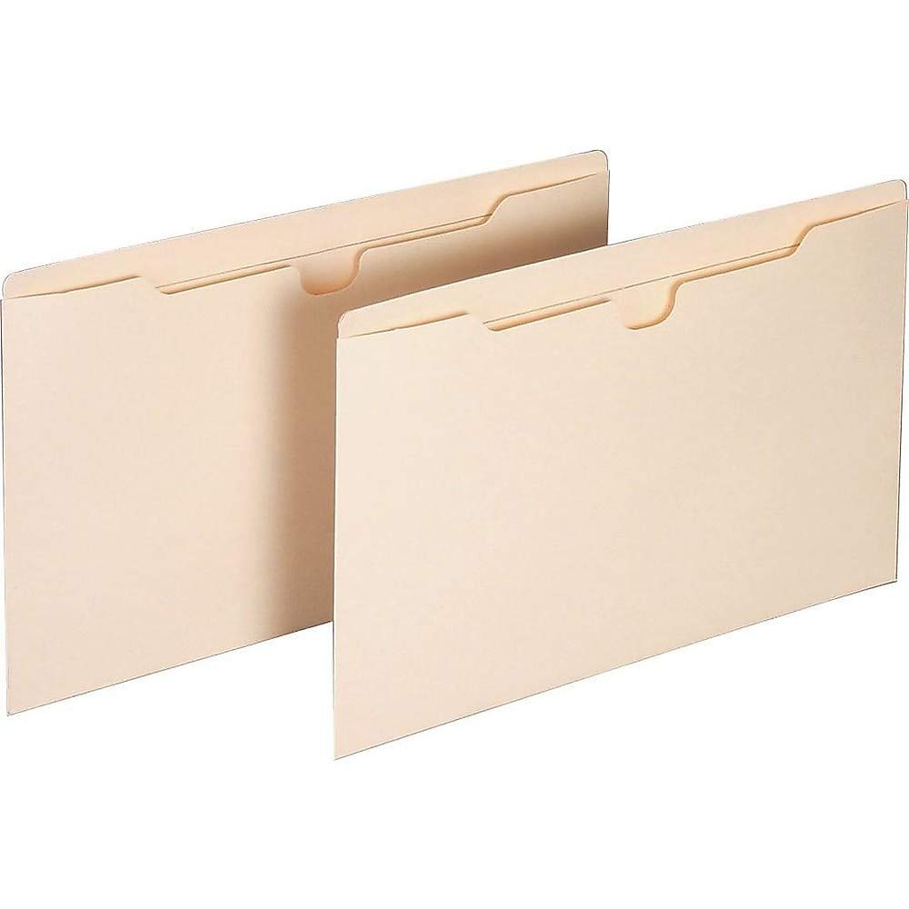 Staples Jacket File Folders, Legal Size, Manila, Durable Pocket Design for Secure Filing & Organization – 100/Pack