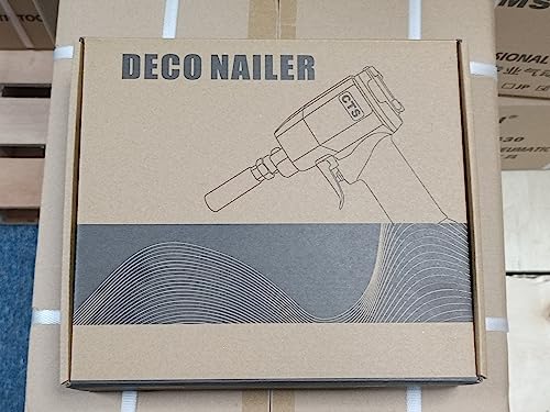 1170 Pneumatic Deco Nail Gun 7/16"(11.7mm) Head Diameter Air Power Tack Nail Gun for Upholstering, Sofa Leather, Furniture