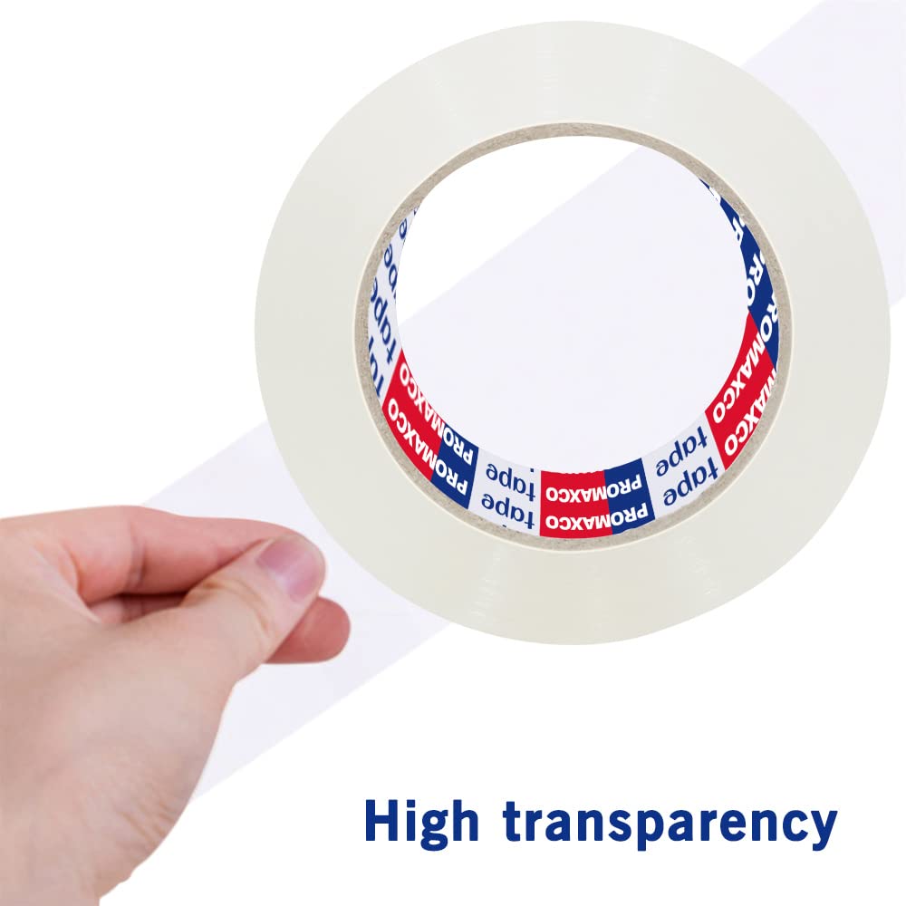 PROMAXCO Heavy Duty Packing Tape 36 Rolls, Total 2340Y, Clear, 2.8 mil, 1.88 inch x 65 Yards, Ultra Strong, Refill for Packaging and Shipping