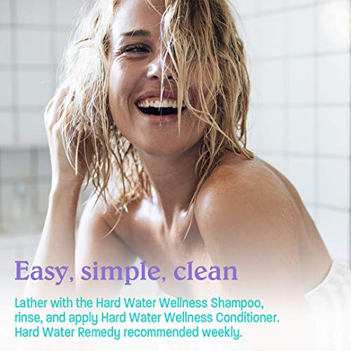 Malibu C Hard Water Wellness Shampoo - Hydrating, Sulfate-Free Hair Care for Hard Water - Removes Minerals and Buildup (33.8 oz)