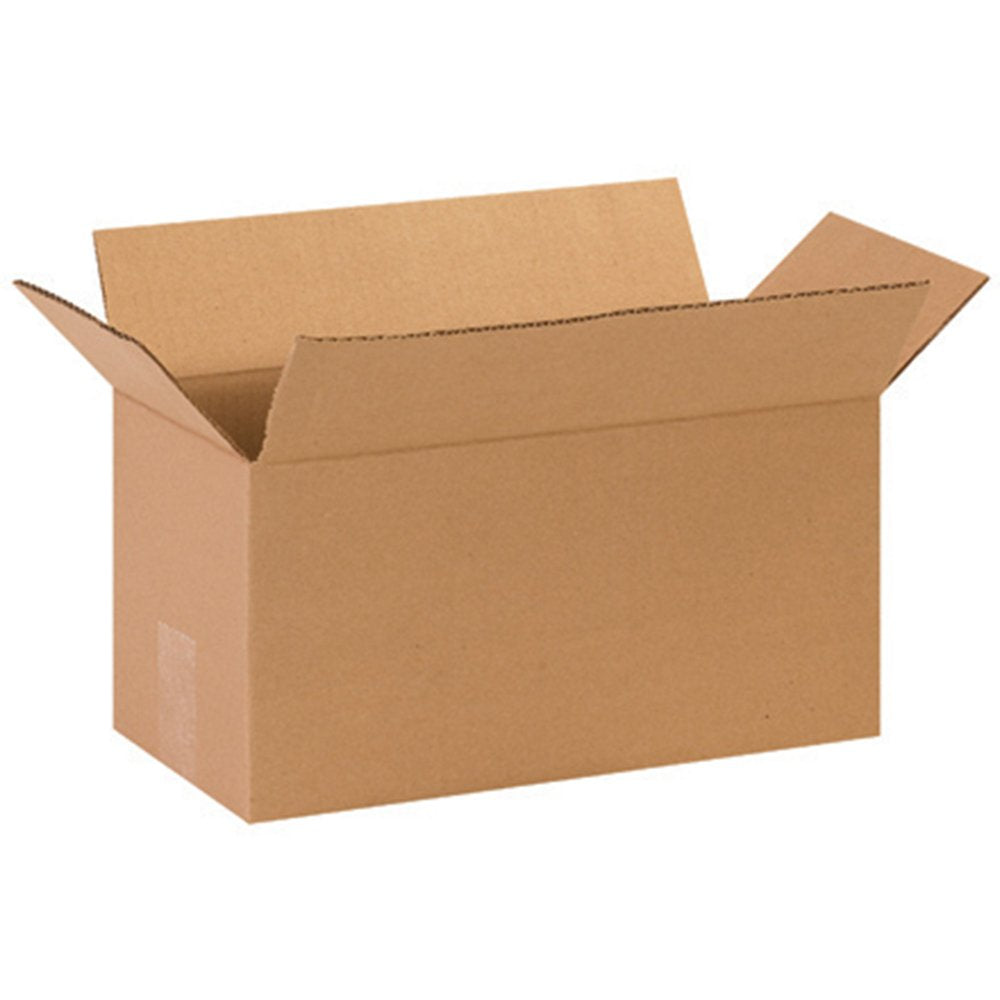 BOX USA Shipping Boxes Long 14"L x 7"W x 7"H 25-Pack - Corrugated Cardboard Box for Moving, Mailing, Packing, Packaging and Storage