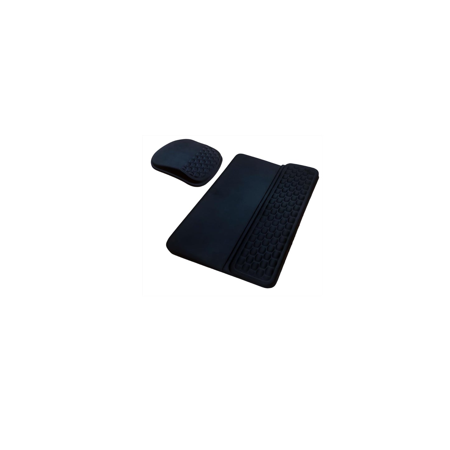 WENPIC Keyboard Wrist Rest -Ergonomic Keyboard Stand with Wrist Rest- with Carpal Tunnel Pain Relief Massage Bumps and Full Memory Gel Design - Ideal Frequent Computer (Black)