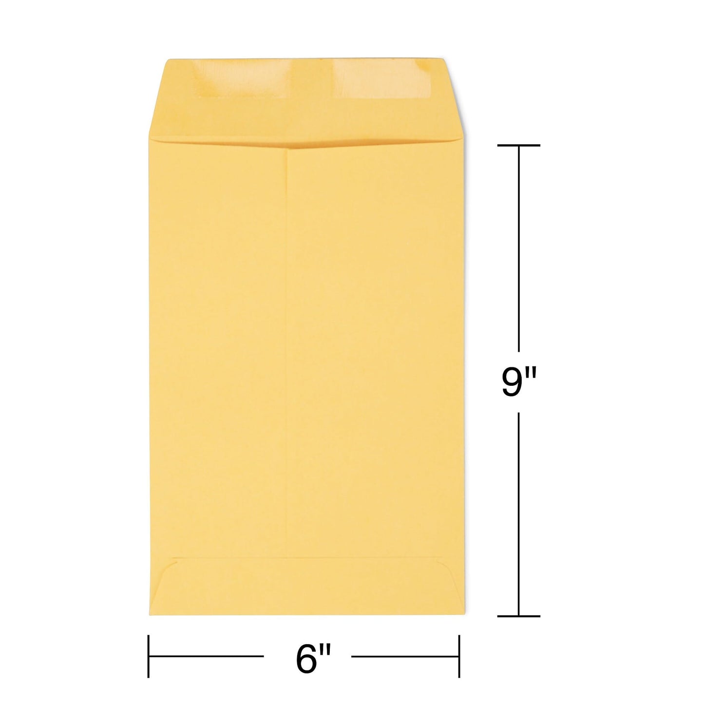 Staples 6 x 9 Gummed Kraft Catalog Envelopes, Brown, Strong Adhesive Seal, Durable Mailing Envelopes for Small Documents, 500/Box