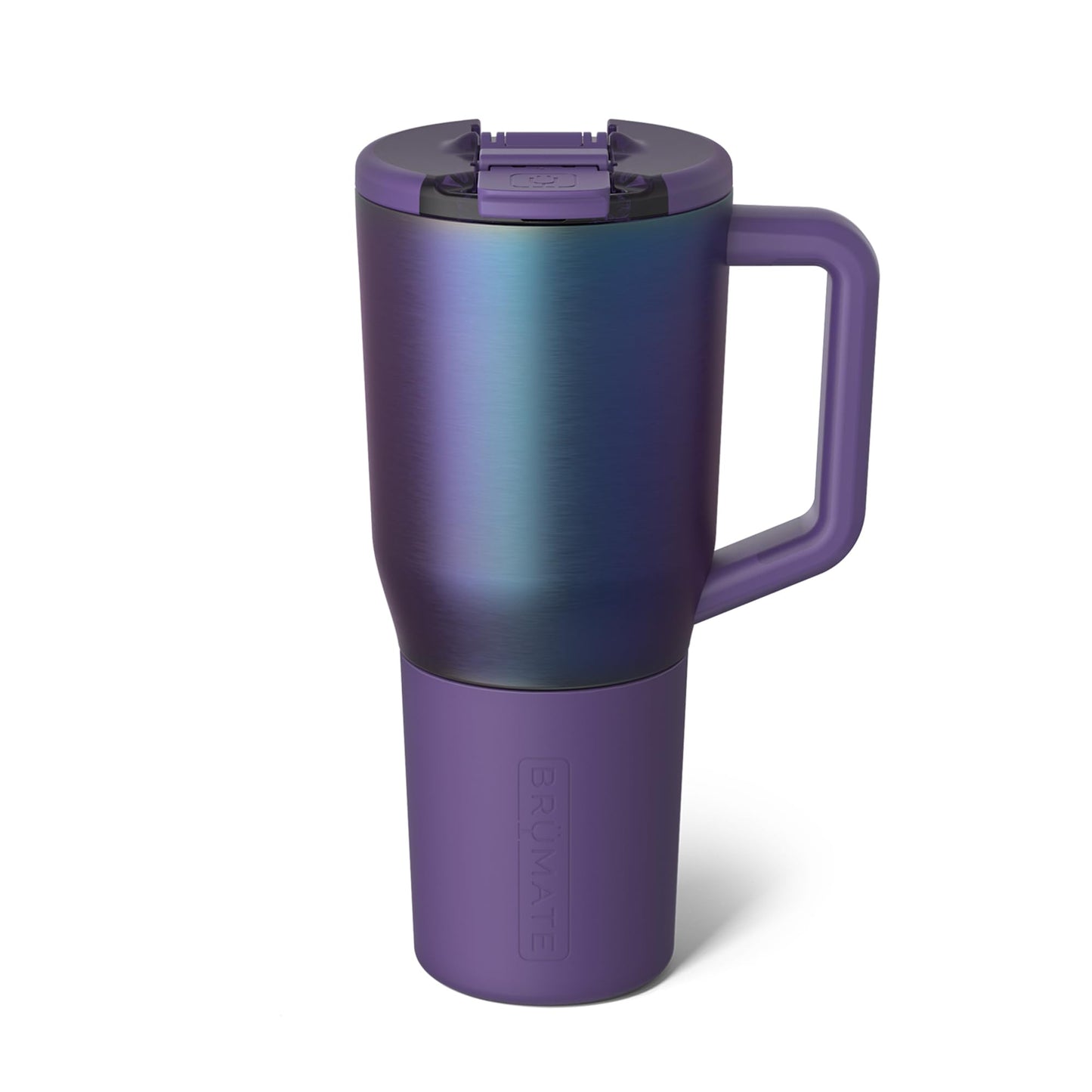 BrüMate Müv - 35oz 100% Leak Proof Insulated Coffee Mug with Handle & Lid - Stainless Steel Coffee Travel Mug - Double Walled Coffee Cup (Dark Aura)