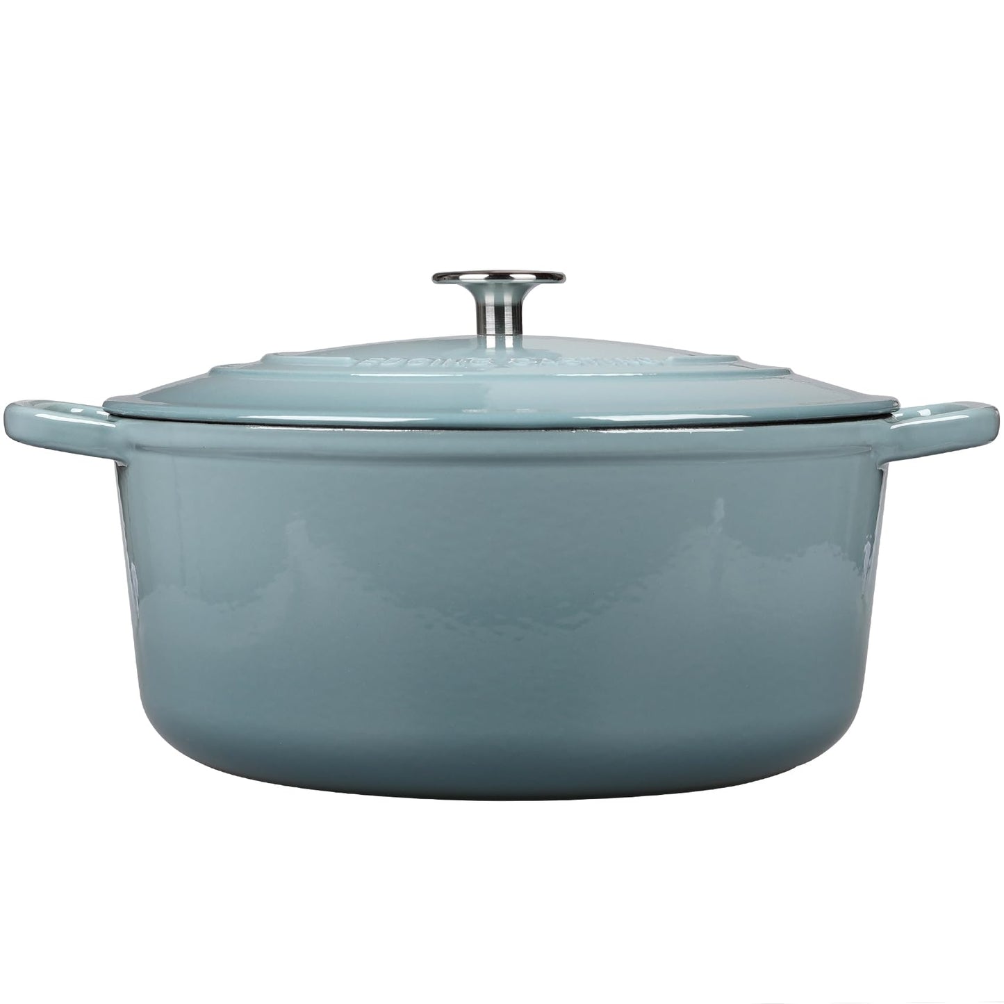 EDGING CASTING Enameled Dutch Ovens Cast Iron Dutch Oven Pot with Lid for Bread Baking, Cook, Dual Handle, 7 Quart, Seasalt