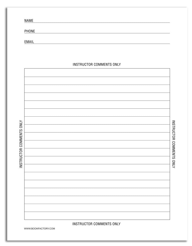 BookFactory Carbonless Student Lab Notebook - 100 Sets of Pages (8.5'' X 11'') (Duplicator) - Scientific Grid Pages, Durable Translucent Cover, Wire-O Binding (Made in USA)