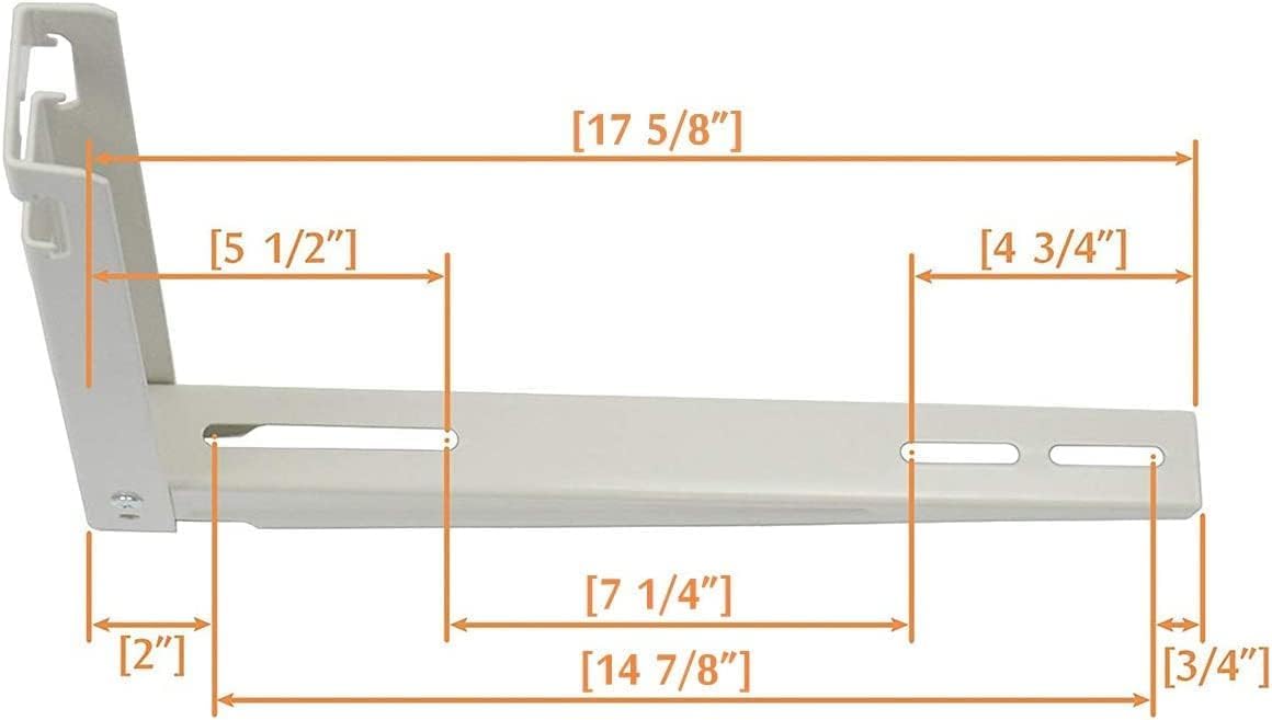 Mini Split Wall mounting Bracket，Outdoor Wall Mounting Bracket for Mini Split Heat Pump SystemAir Conditioner 7000-18000 Btu Condenser