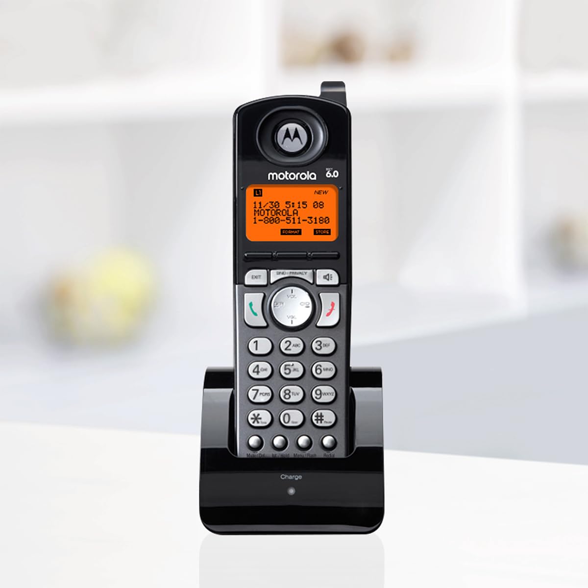 Motorola ML25055 DECT 6.0 Accessory Handset for 2-line Business Phone, Black,