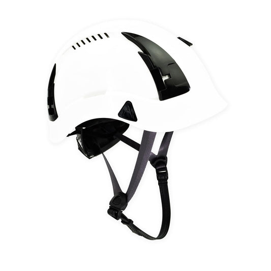 Malta Dynamics APEX Type 2 Safety Helmet – OSHA and ANSI Z89.1 Compliant Safety Hard Hats for Construction Workers and Vented Helmet for Head Protection (White)