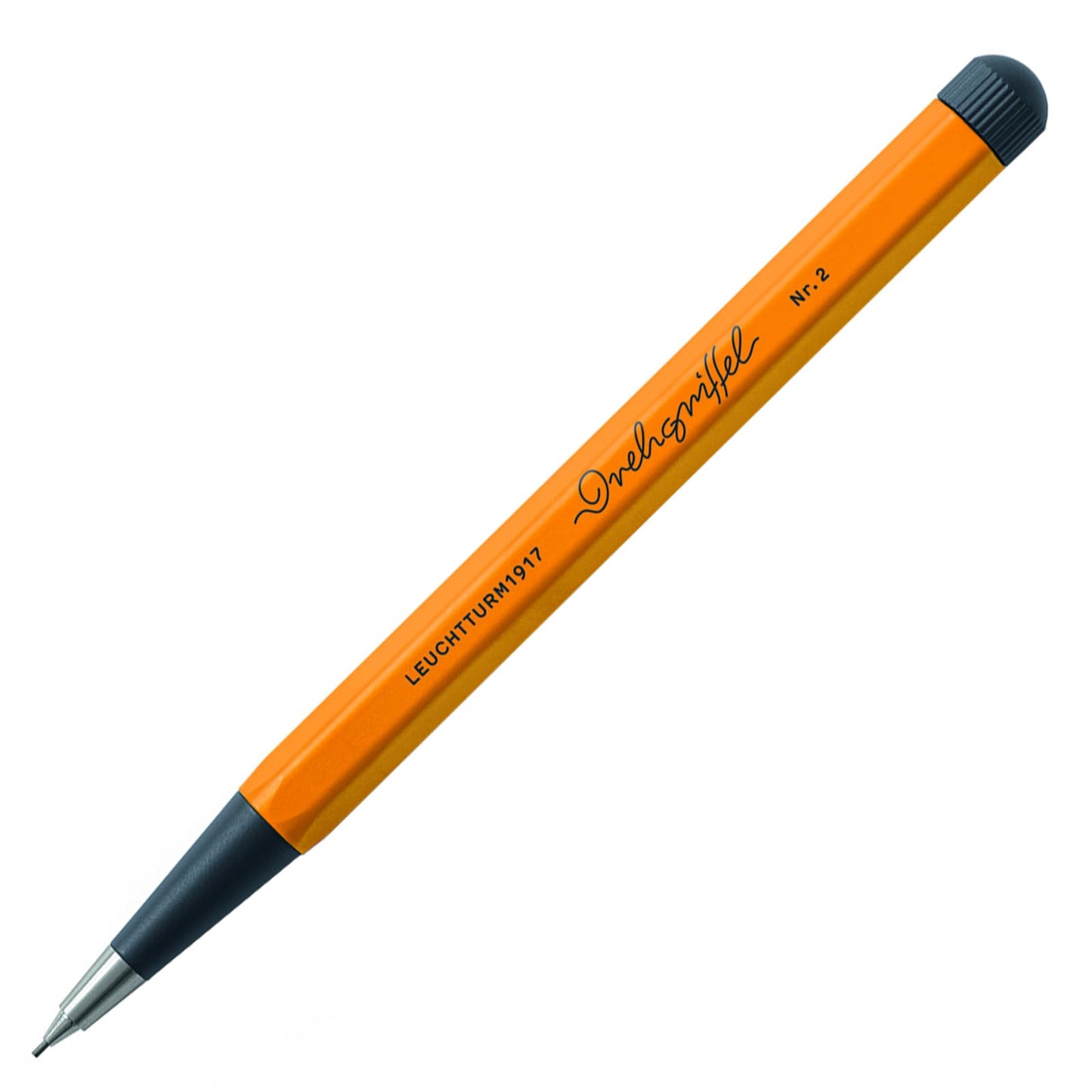 LEUCHTTURM1917 - Drehgriffel Mechanical Pencil - Refillable Writing Stylus with 0.7 mm HB Graphite Lead (Rising Sun)