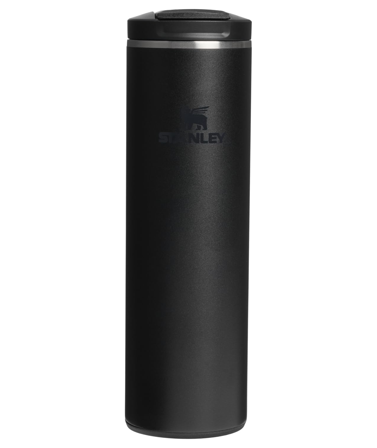 STANLEY Transit FlipTop Mug | Leakproof Coffee Travel Cup | Vacuum Insulated Stainless Steel | Stays Hot or Cold for Hours | BPA-Free | 16 oz | Black 2.0