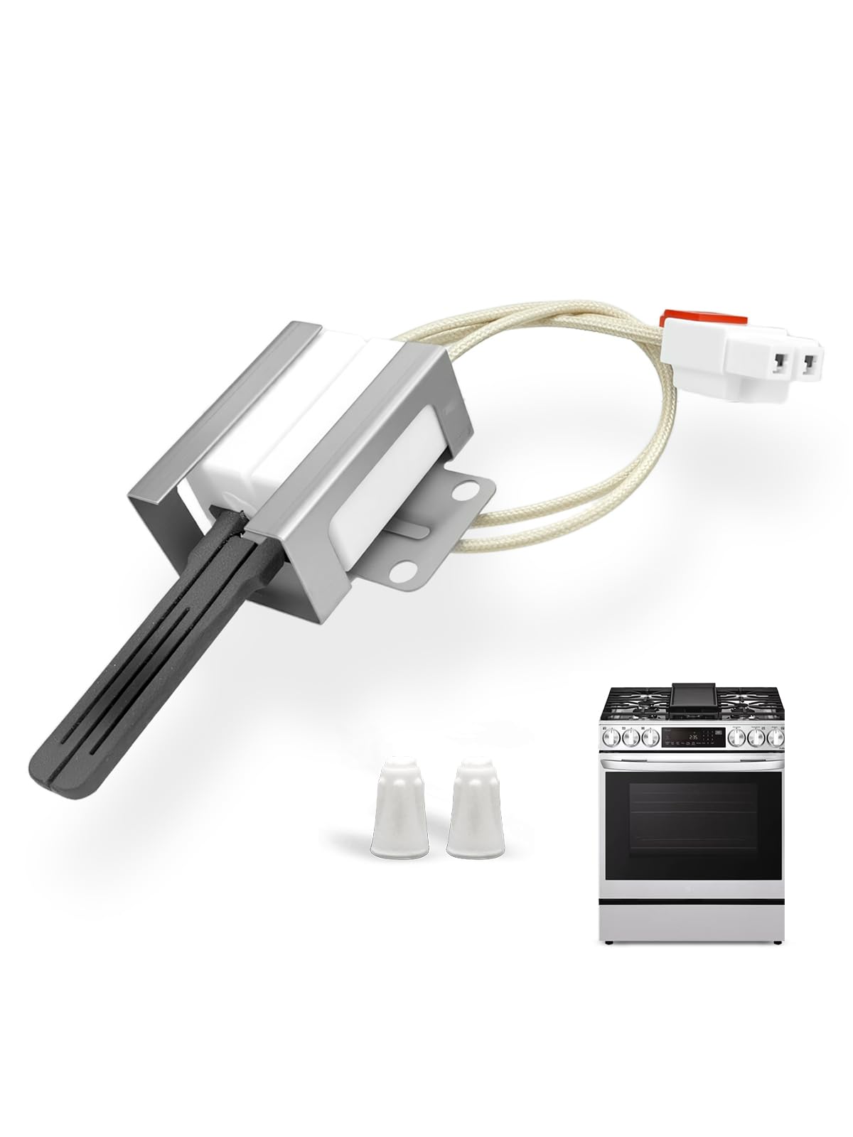 LSGL6335F LSG4511ST Gas Oven Igniter Fit For LG LSG4513BD LSG4513ST LSGL5831F LSGL5833F LSGL6337F LSGS6338F LTG4715ST SKSDR360GS SKSDR480GS SKSDR480SIS SKSGR480GS UPSG3014ST LSG4511BD LSG4515BM