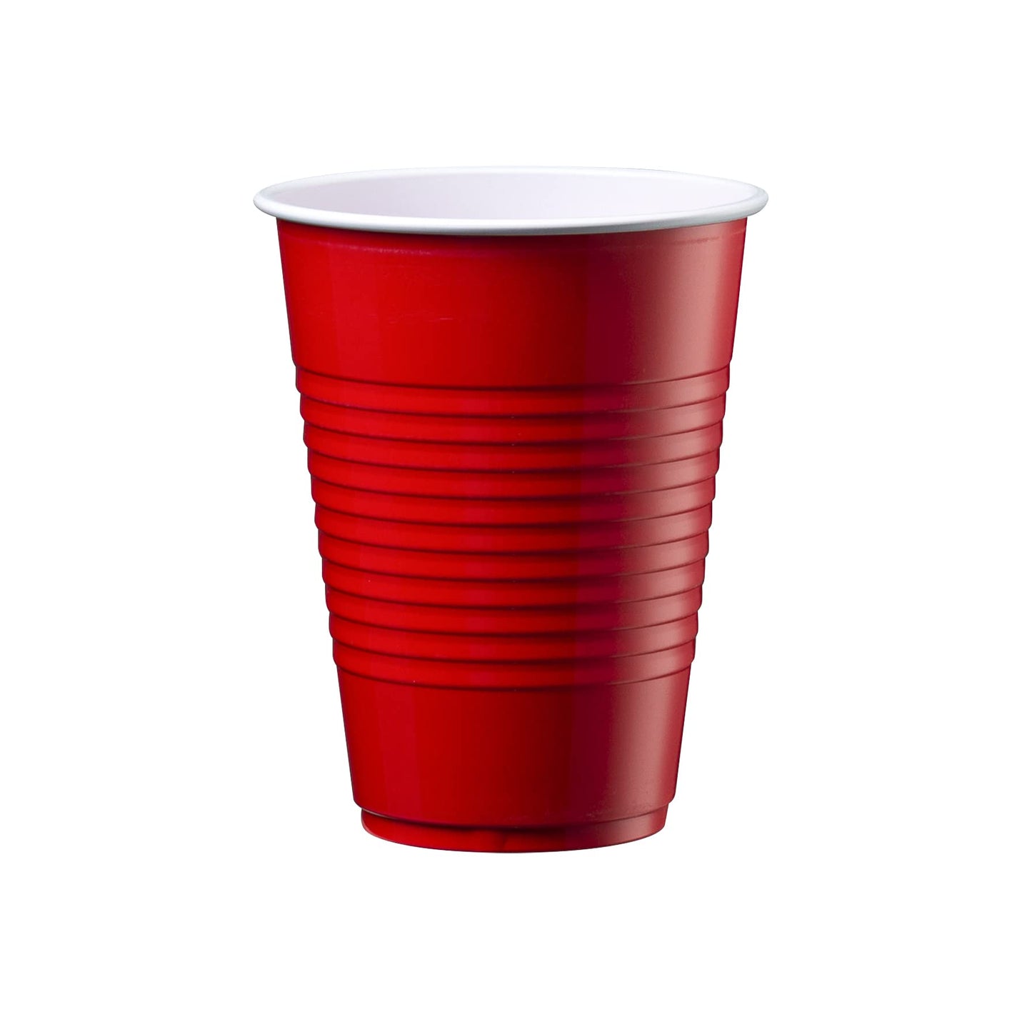 GUSTO [16 oz. - 240 Count Disposable Plastic Red Cups, Party Drinking Cups for Events and Everyday Use (Formerly Comfy Package)