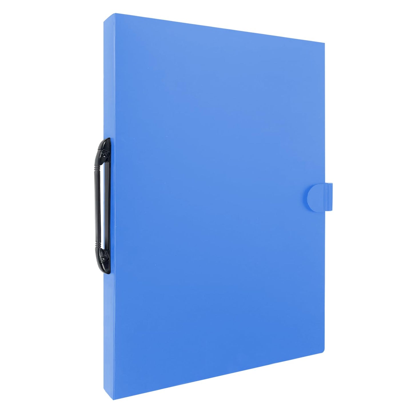 JJRING 16x22 Art Portfolio Folder for Diamond Painting, 40-Pocket Portfolio Binder Featuring Clear Plastic Sleeves, Display Book with Handle for Artwork and Document Storage, Blue