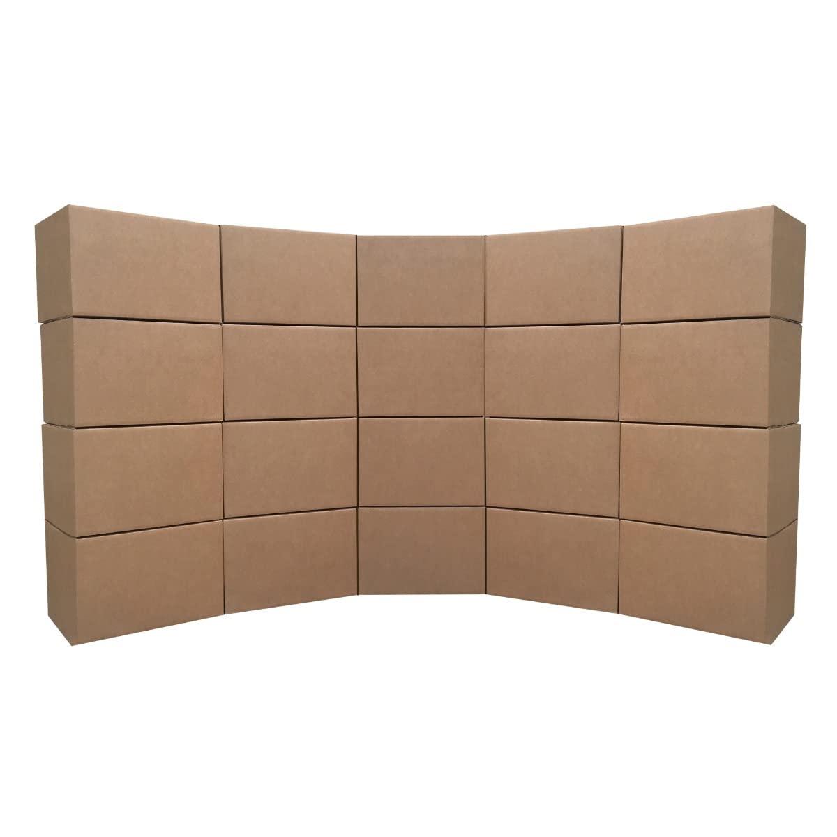 UBMOVE Medium Moving Boxes 18"L x 14"W x 12"H 20-Pack Corrugated Cardboard Box for Shipping, Mailing, Packing, Packaging and Storage
