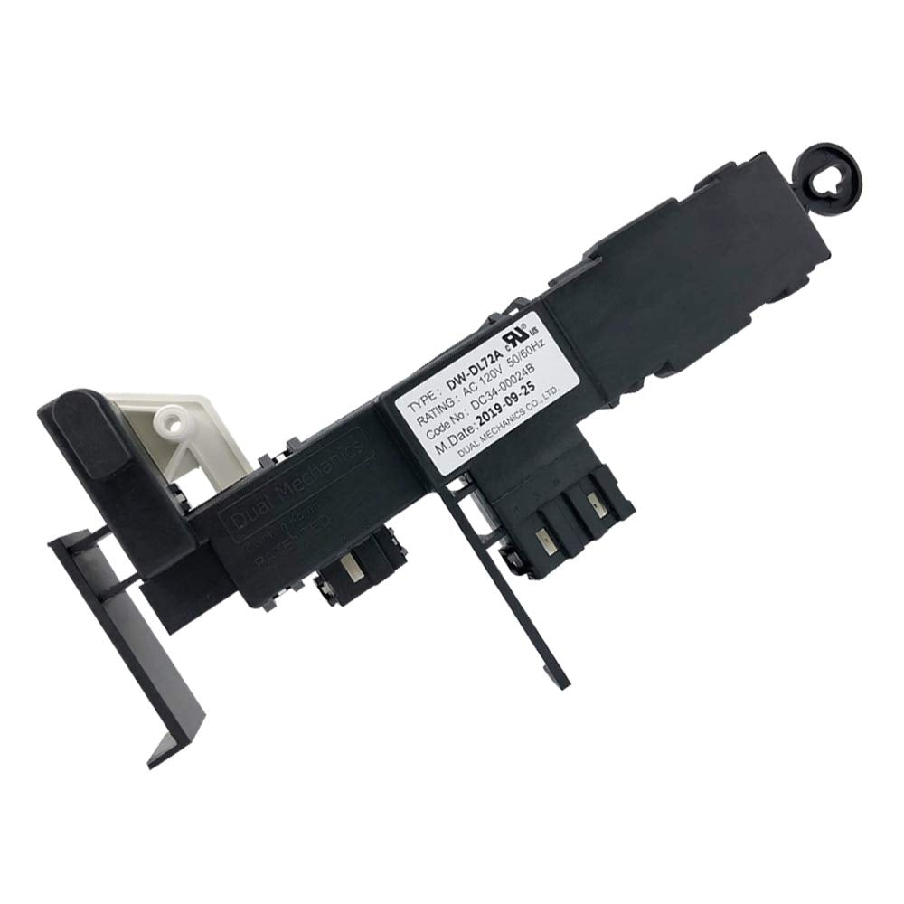 [DC34-00024B Switch OEM Mania] DC34-00024B NEW OEM Produced for Washer Door Lock Switch Replacement Part, Replaces DC34-00024D