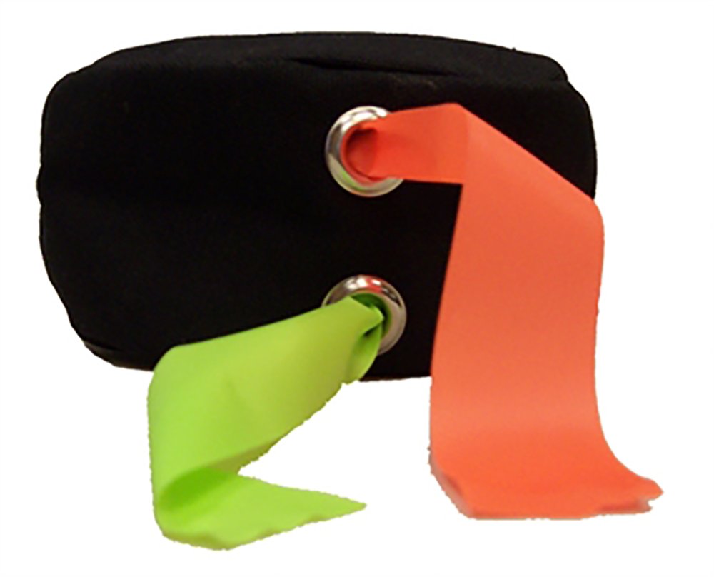 COAXSHER Dual Flagging Tape Dispenser, Black