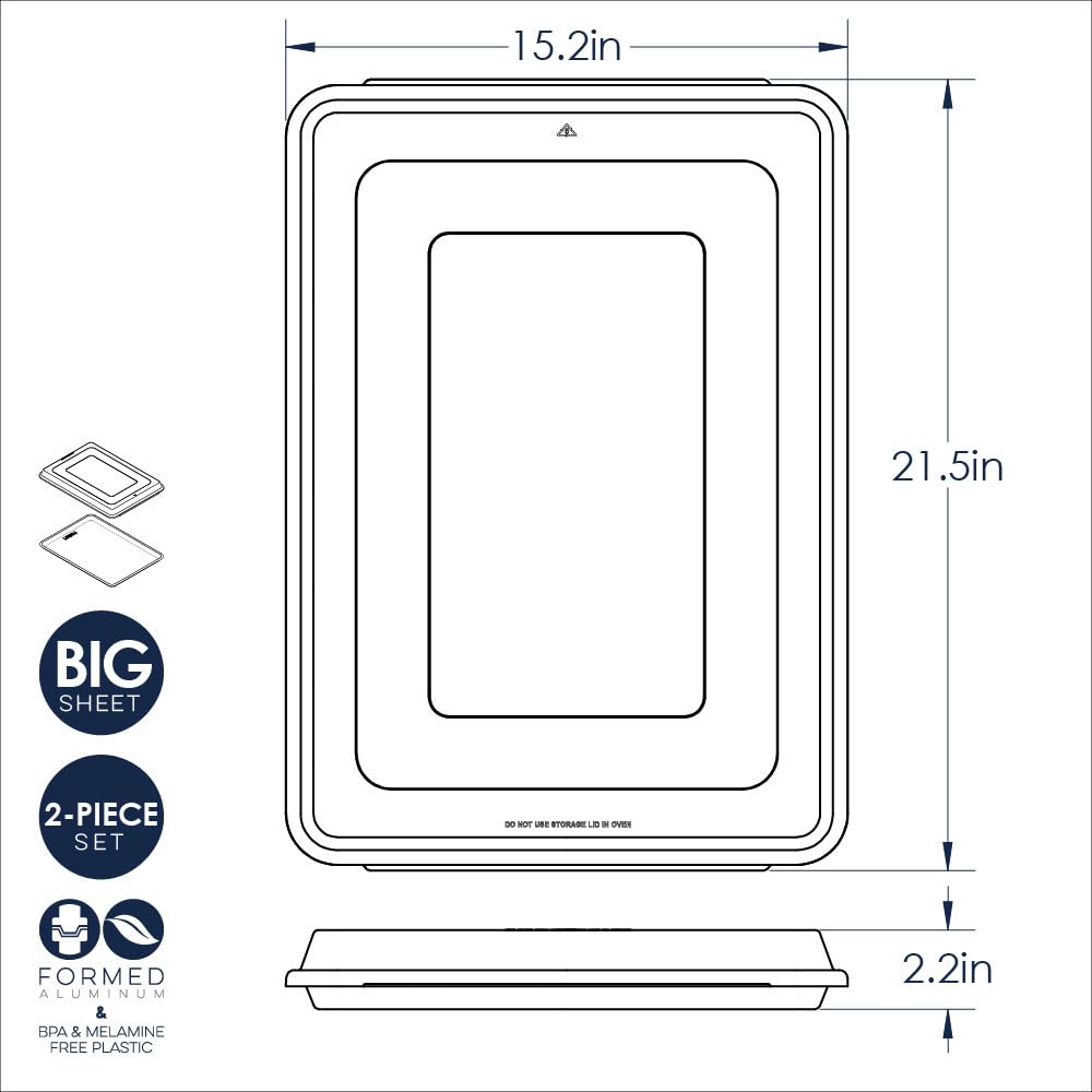 Nordic Ware Naturals Big Sheet with Lid